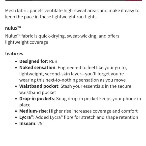 Lululemon On Pace Tight 7/8 *25"Sun Dazed Multi Blue / Super Dark - Picture 11 of 12